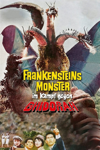 Frankensteins Monster im Kampf gegen Ghidorah (1964)