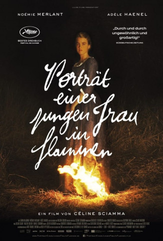 Porträt einer jungen Frau in Flammen (2019)