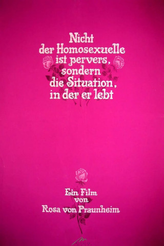 Nicht der Homosexuelle ist pervers, sondern die Situation, in der er lebt (1971)