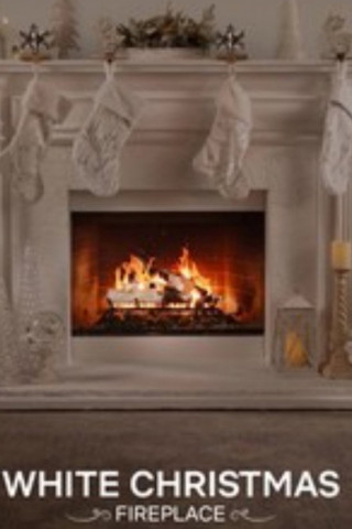 White Christmas Fireplace (2024)